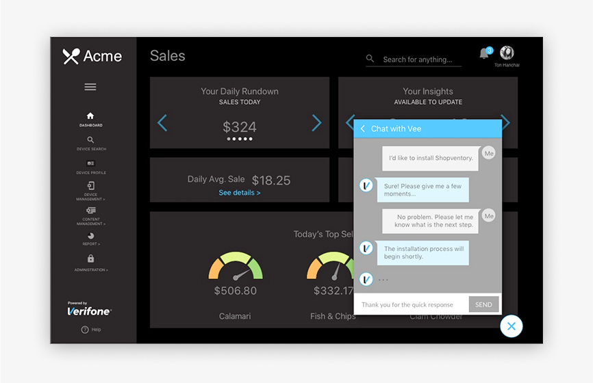 verifone – Ton Hanchai Portfolio
